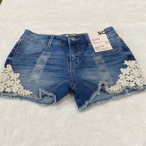 NWT SO denim shorts size 10